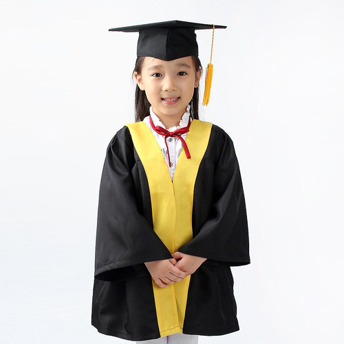 k205-졸업가운(노랑LS)/유치원졸업가운,어린이집졸업