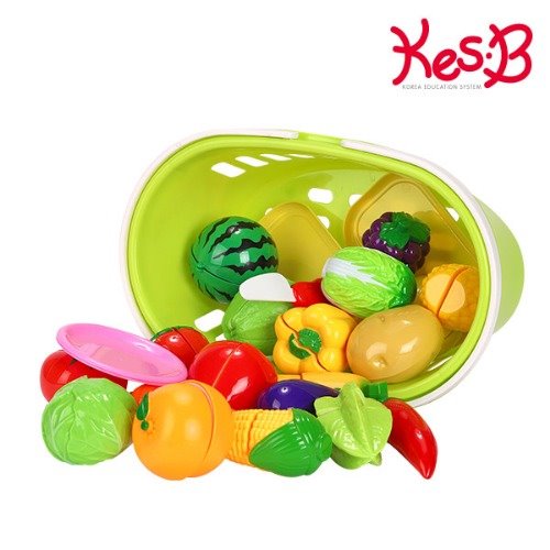cs1863 캐스B 해피과일야채싹뚝썰기/유아 과일야채 모형
