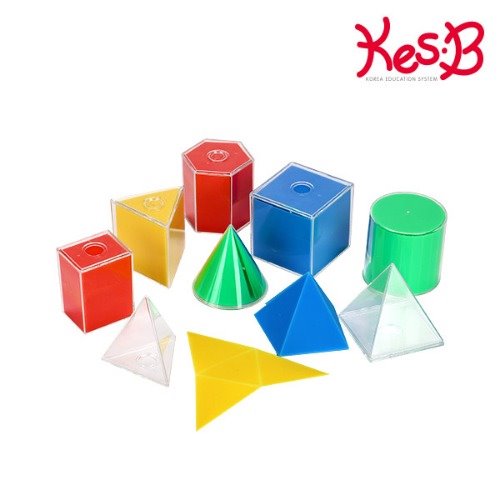 cs2020 도형전개도/유아 교구 수학 도형 입체 모형
