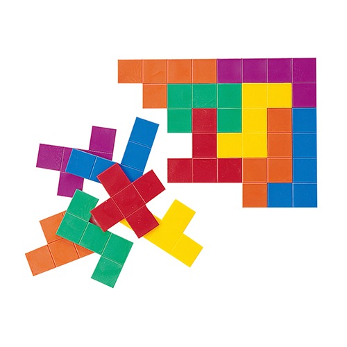 kh282 EDX 컬러펜토미노2p/칠교 테트리스 퍼즐 블럭