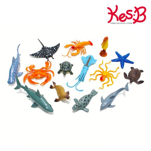 cs1526 바다생물14종/유아 완구 바다 동물 피규어 모형