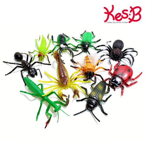 cs1524 소프트곤충10종/유아 완구 동물 곤충 인형 모형