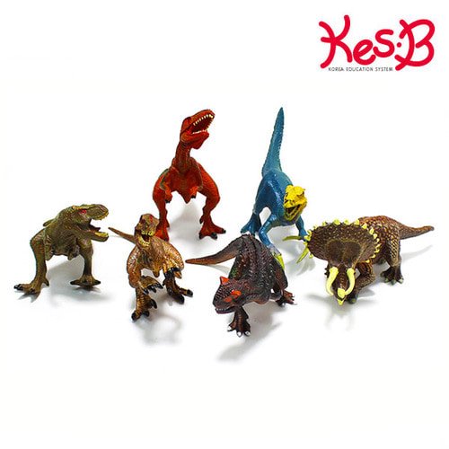 cs1546 애니멀킹덤 공룡6p/유아 완구 동물 장난감