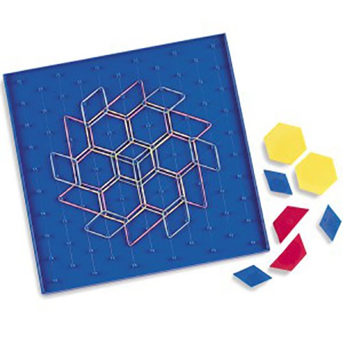 kh224 러닝리소스 양면지오보드(정사각,정삼각)/퍼즐